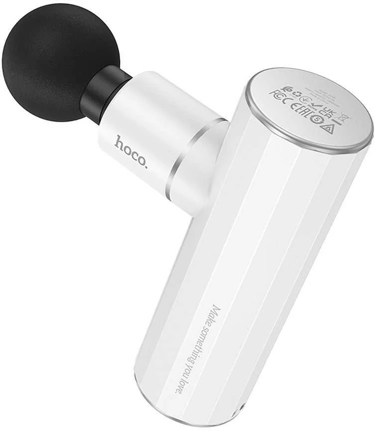Hoco MASAŽUOKLIS MINI (HP50) (25W; 2000mAh; 1600-3200rpm; 4 masažiniai antgaliai)
