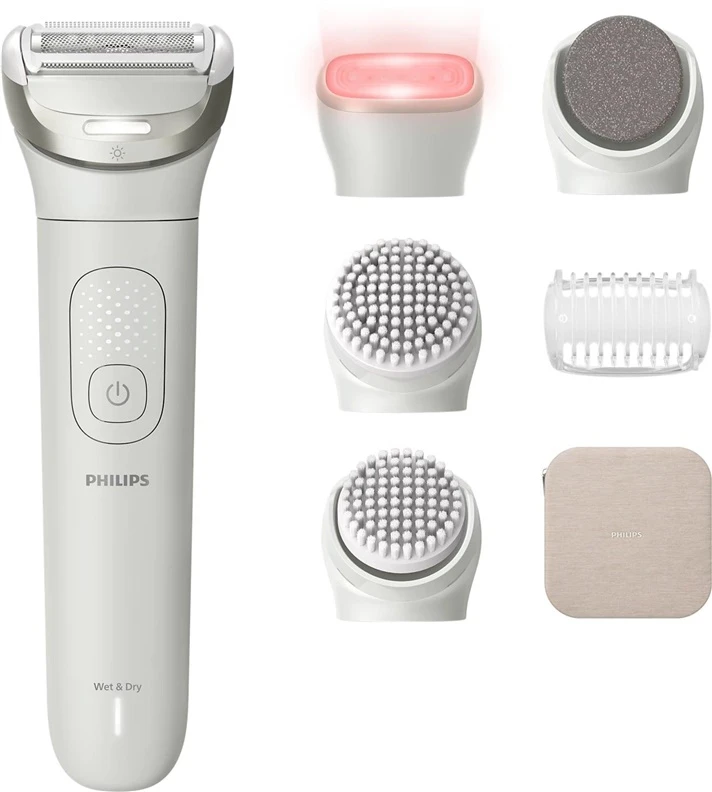 Skrudintuvas Epilator Philips Beauty Set 9900 BRE748/00. baltas col.