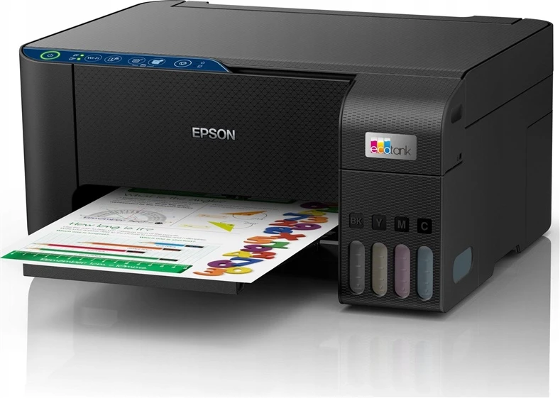 Daugiafunkcis spausdintuvas Epson EcoTank L3271 | Inkjet | Spalvotas | A4 | Wi-Fi | Juodas