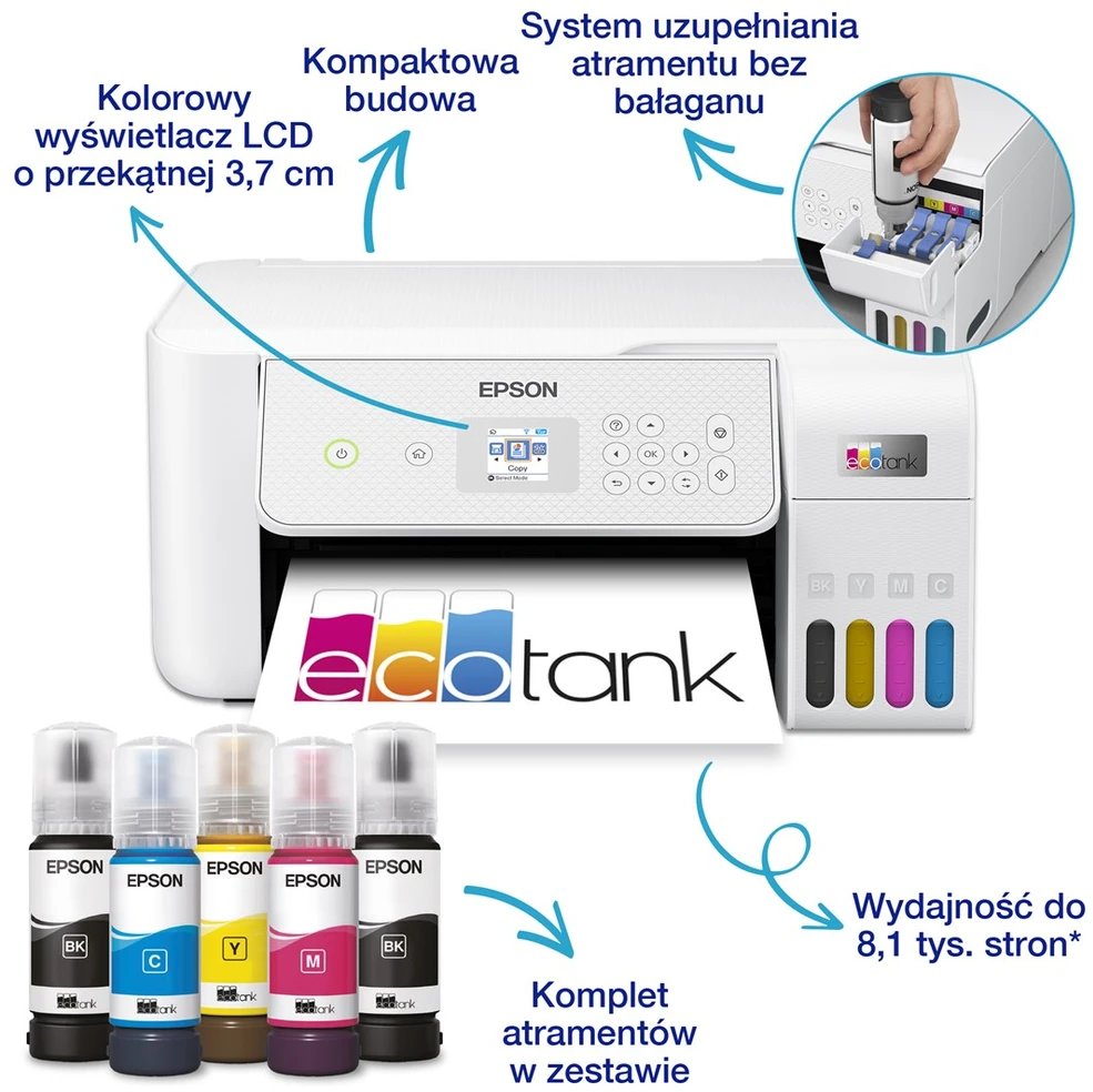 Epson EcoTank L3286 Inkjet A4 5760 x 1440 DPI 33 ppm Wi-Fi
