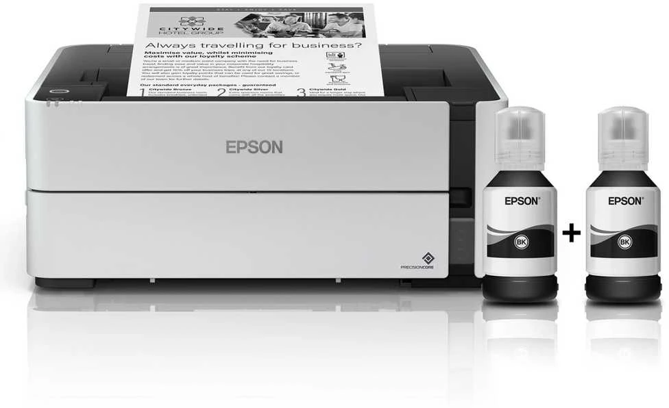 Epson Spausdintuvas EcoTank M1170 Mono, Inkjet, Inkjet Spausdintuvas, Wi-Fi, Maksimalus ISO A serijos popieriaus dydis A4, Baltas