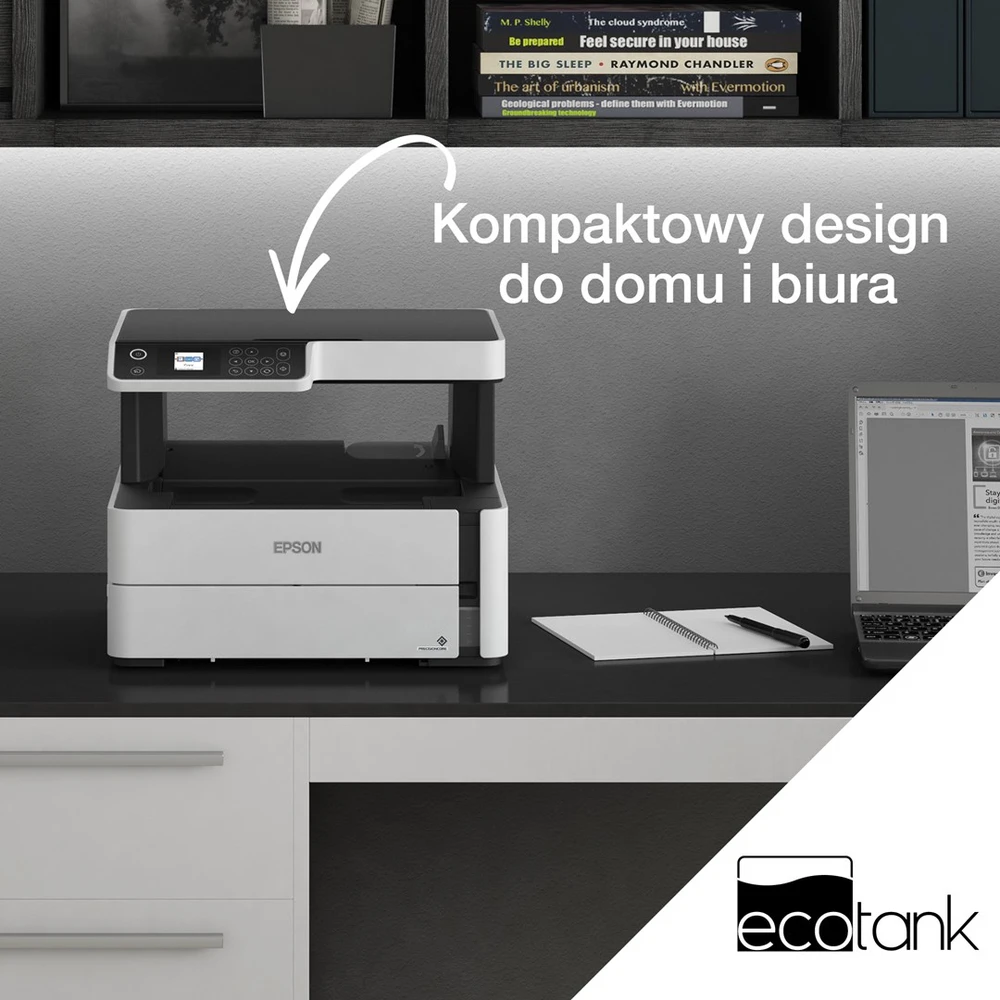Daugiafunkcinis spausdintuvas Epson M2170 „EcoTank“ Wi-Fi“, LCD ekranas