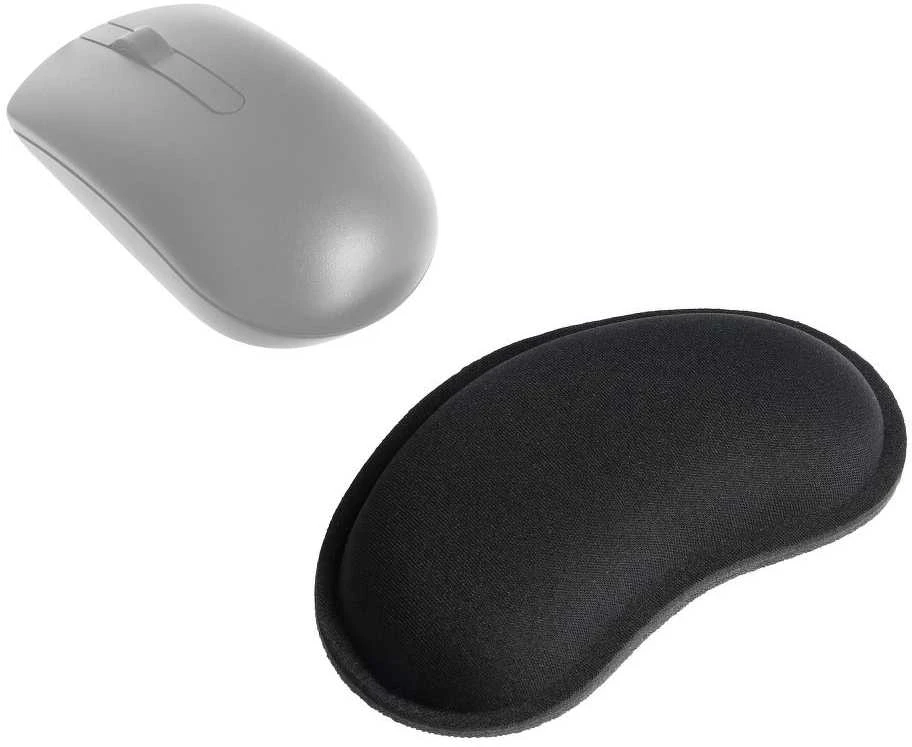 Kilimėlis Oem Ergonomic riešo atrama 130 x 78 x 25 mm juodas