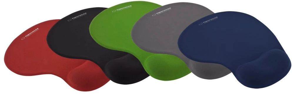 ESPERANZA EA137R gelinis pelės kilimėlis 230x190x20 mm Raudonas