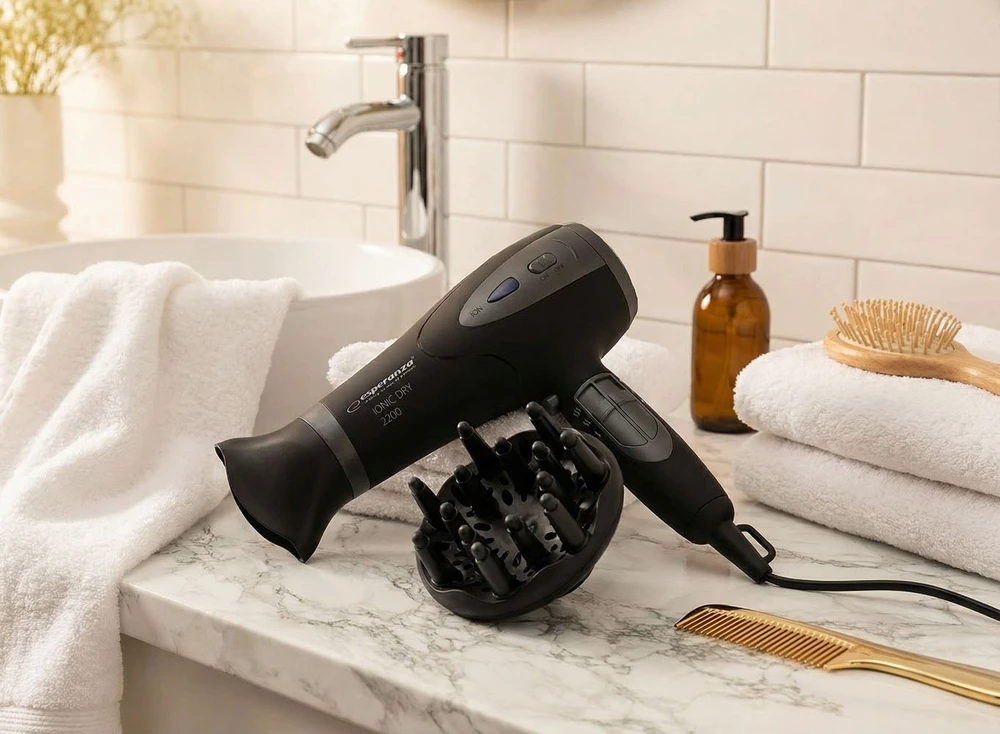 Plaukų džiovintuvas ESPERANZA HAIR DRYER 2200W IONIC VIVIEN EBH005K
