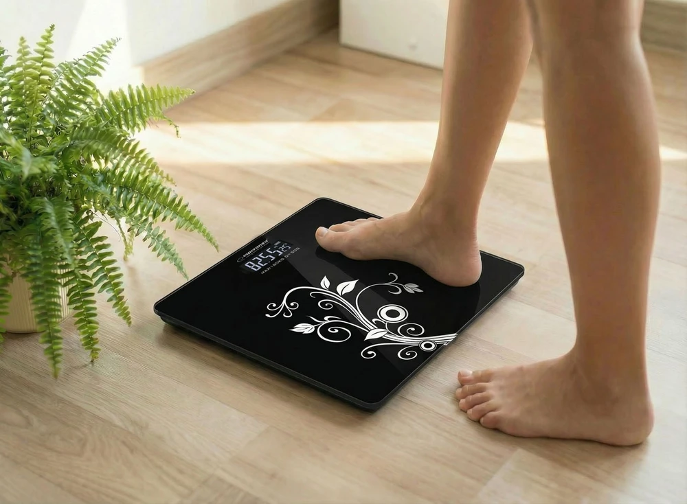Vonios svarstyklės Esperanza Yoga EBS003 (juodos spalvos)
