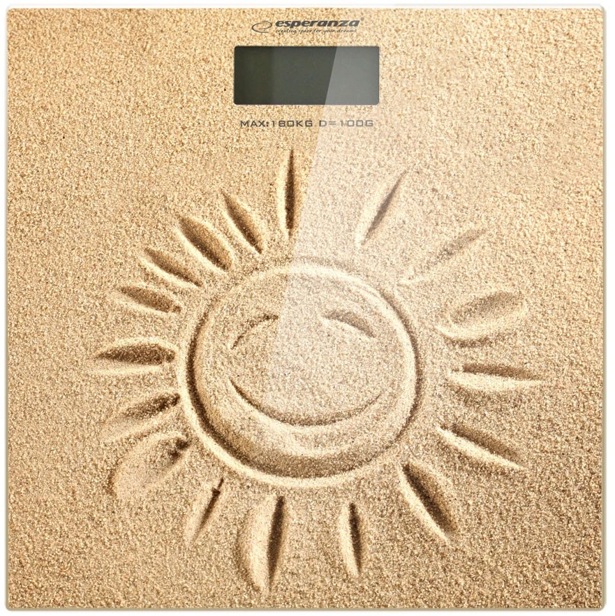 Svarstyklės vonios kambariui Esperanza Sunshine EBS006 (smėlio spalvos)