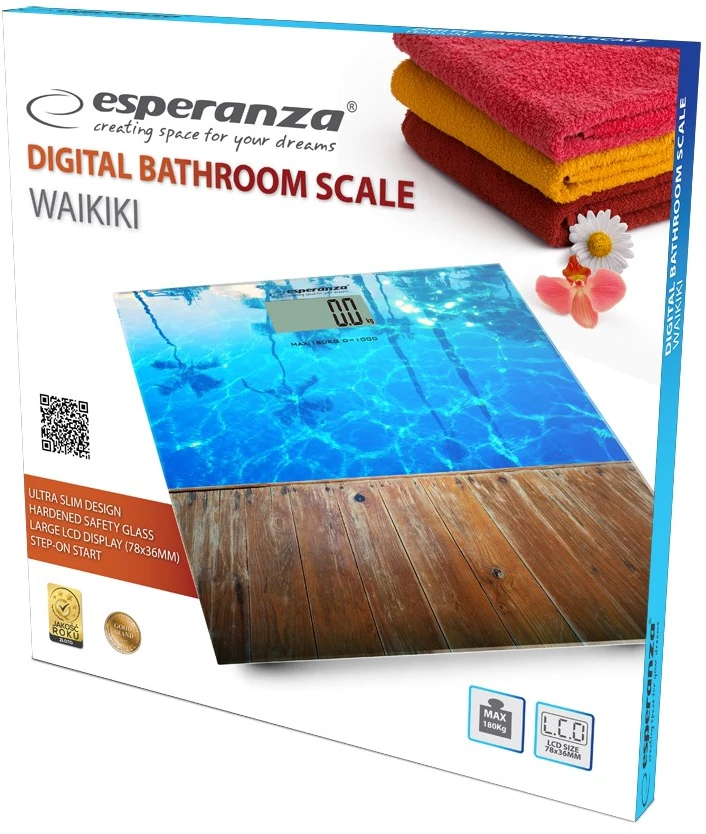 Svarstyklės vonios kambariui Esperanza Waikiki EBS011