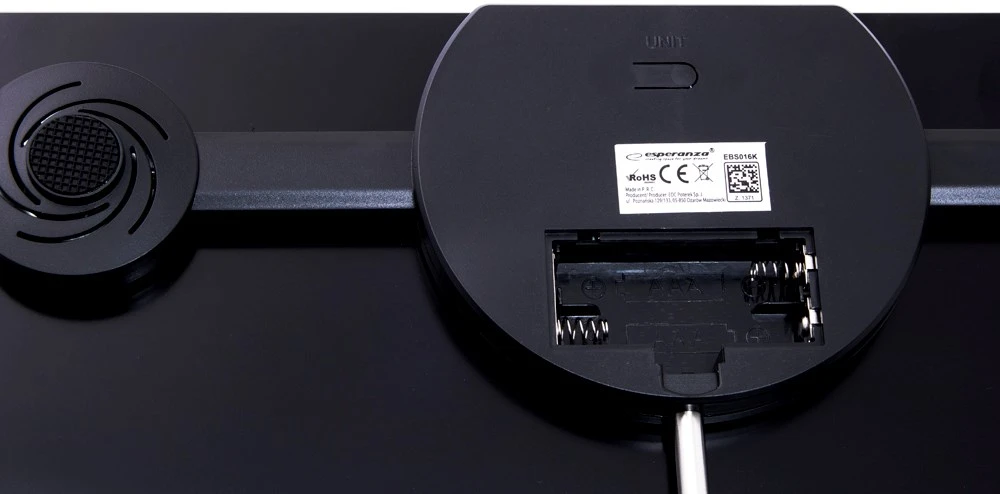 Virtuvinės svarstyklės Svarstyklės su „Bluetooth“ funkcija Esperanza EBS016K (juodos spalvos)