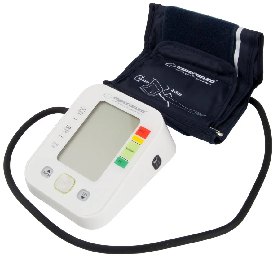 Kraujospūdžio matuoklis ESPERANZA ECB003 - 5901299954256 VERVE ARM BLOOD PRESSURE MONITORIUS
