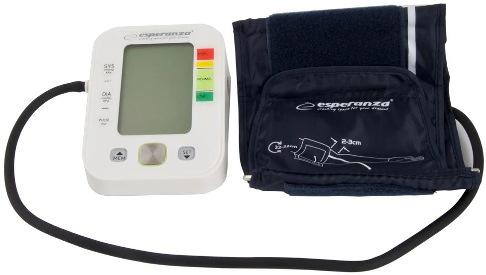 Kraujospūdžio matuoklis ESPERANZA ECB003 - 5901299954256 VERVE ARM BLOOD PRESSURE MONITORIUS