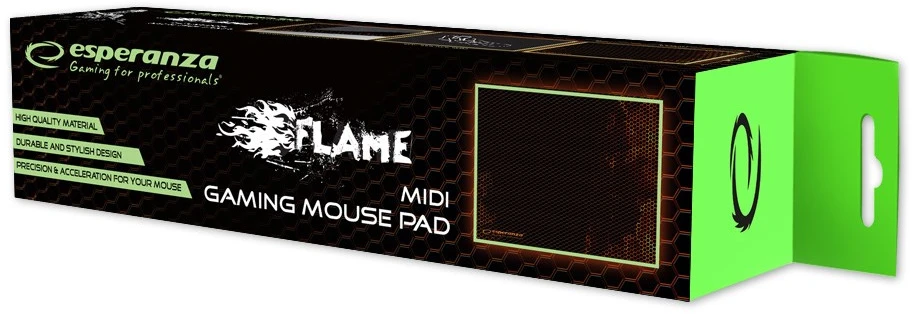 Pelės kilimėlis žaidimams Esperanza Flame EGP102R (300mm x 240mm)