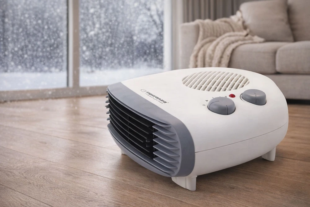 Ventiliatorius Heater fan Esperanza Sahara EHH003 (2000W, baltos spalvos)