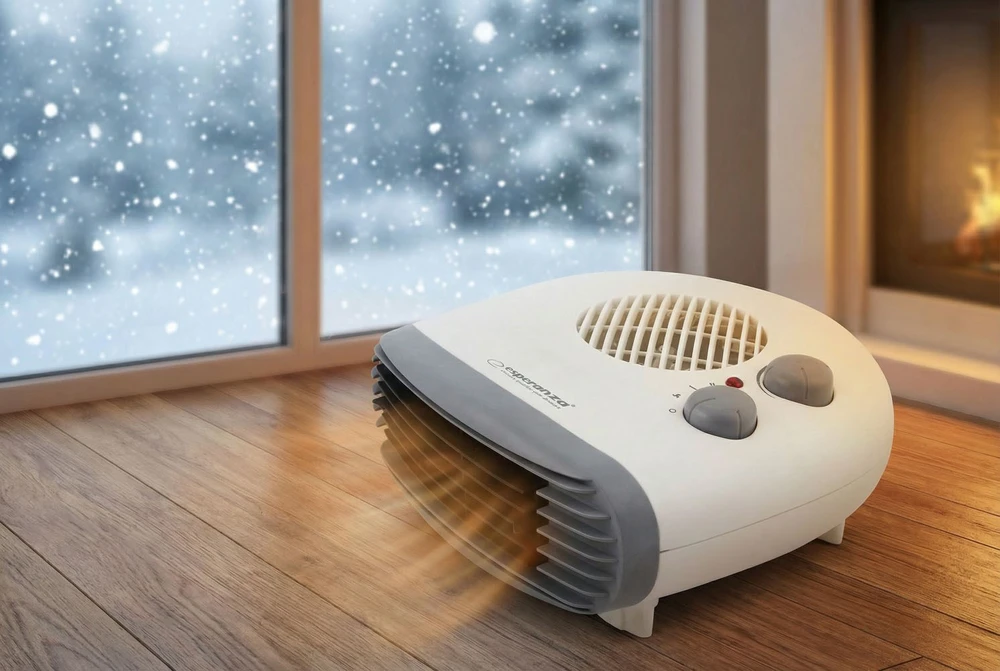 Ventiliatorius Heater fan Esperanza Sahara EHH003 (2000W, baltos spalvos)