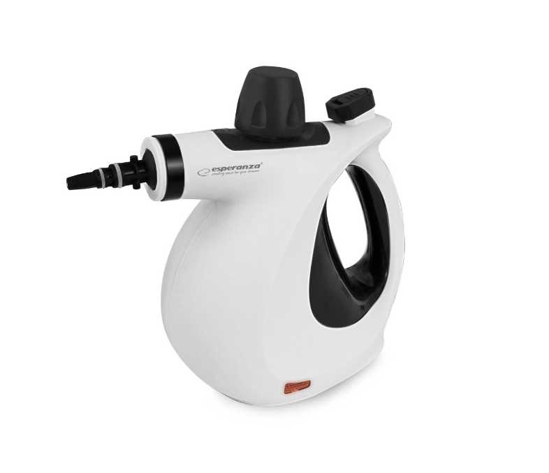 Esperanza EHS008 Garų Valytuvas 0.35L Juodas, Baltas 900W