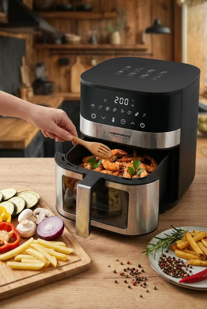 Esperanza EKA003 neriebi gruzdintuvė, 5 l, 1400 W, nerūdijančio plieno