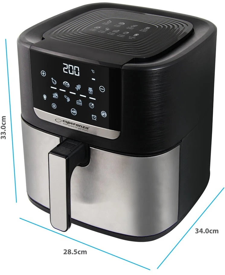 Esperanza EKA004 Neriebi gruzdintuvė 8L, 1700W Inox