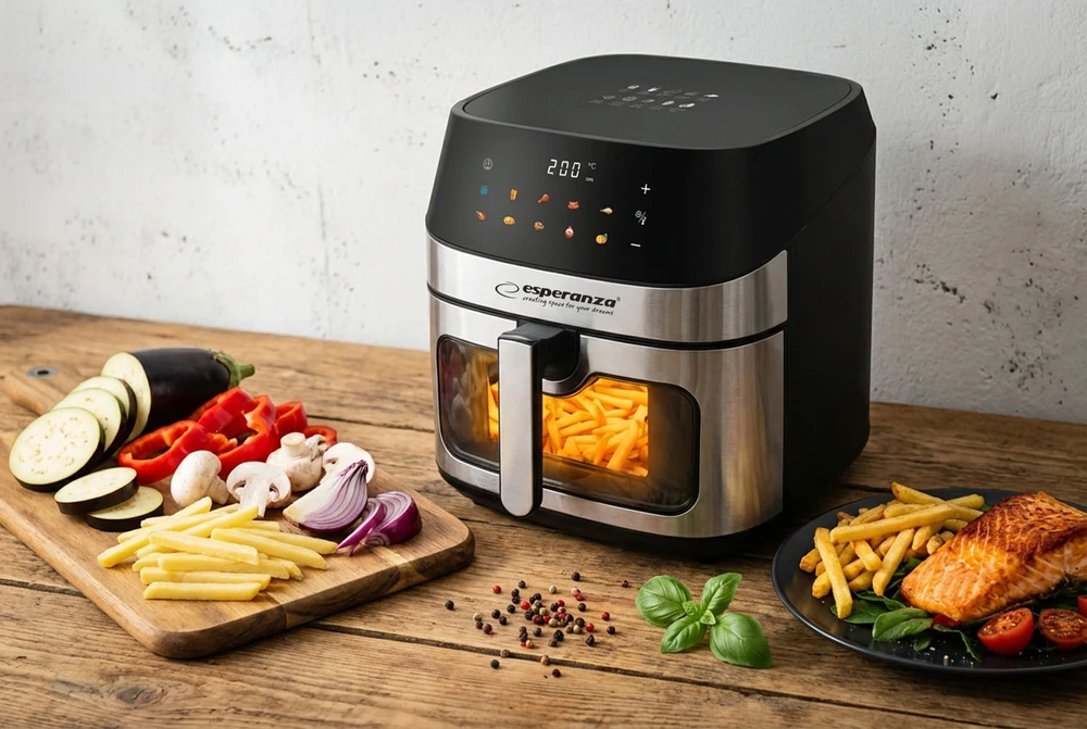 Esperanza EKA005 Neriebi gruzdintuvė 8L, 1600W Inox