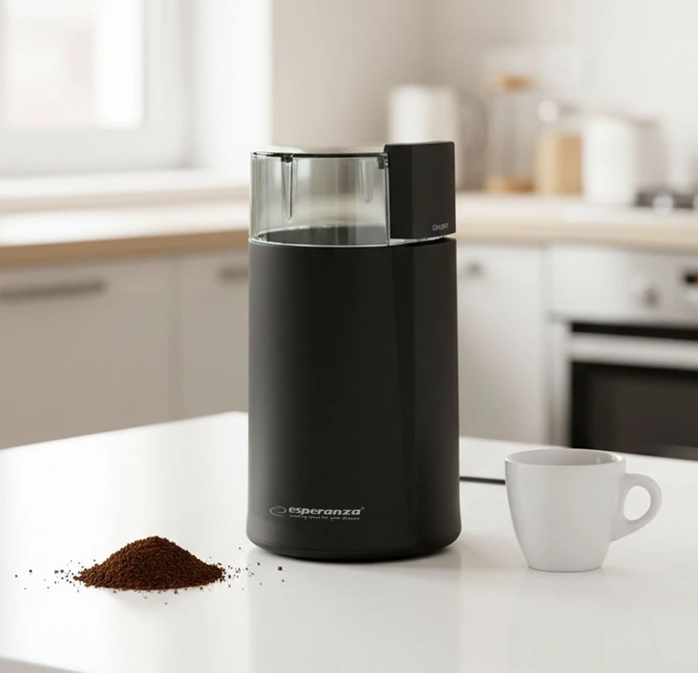 Kavamalė Grinder for coffee Esperanza Espresso EKC001K (160W, impact, juodos spalvos)