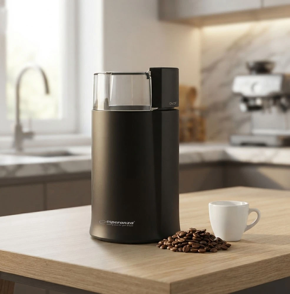 Kavamalė Grinder for coffee Esperanza Espresso EKC001K (160W, impact, juodos spalvos)