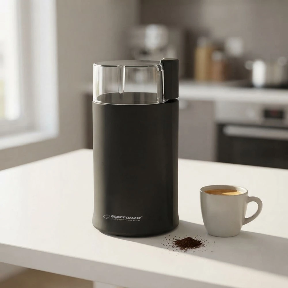 Kavamalė Grinder for coffee Esperanza Espresso EKC001K (160W, impact, juodos spalvos)