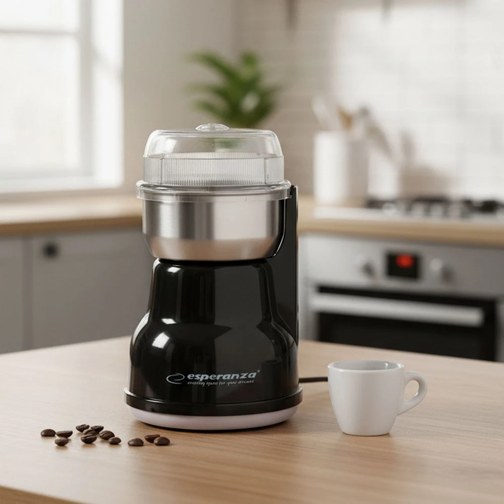 Kavamalė Grinder for coffee Esperanza Lungo EKC002K (160W, impact, juodos spalvos)