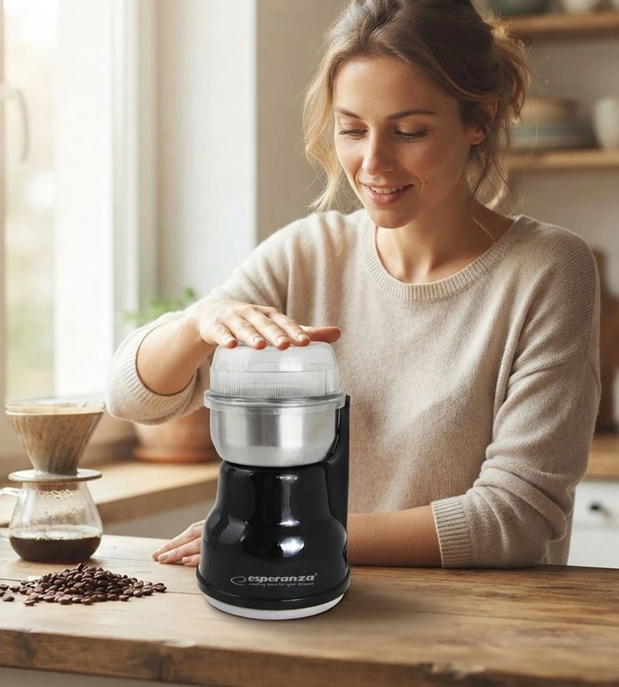 Kavamalė Grinder for coffee Esperanza Lungo EKC002K (160W, impact, juodos spalvos)