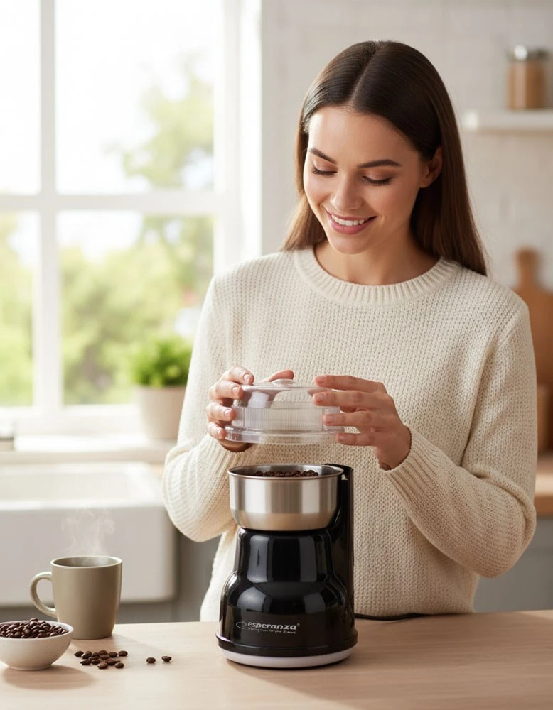 Kavamalė Grinder for coffee Esperanza Lungo EKC002K (160W, impact, juodos spalvos)
