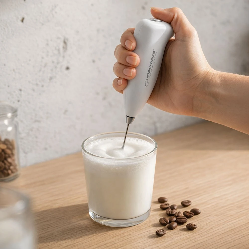ESPERANZA EKF001W LATTE - pieno putų plakiklis