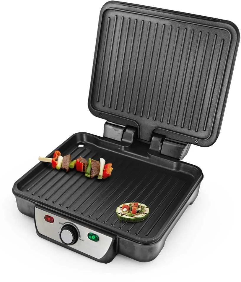 Grilis electric Esperanza Provolone EKG007 (contact, 1800W, inox color)