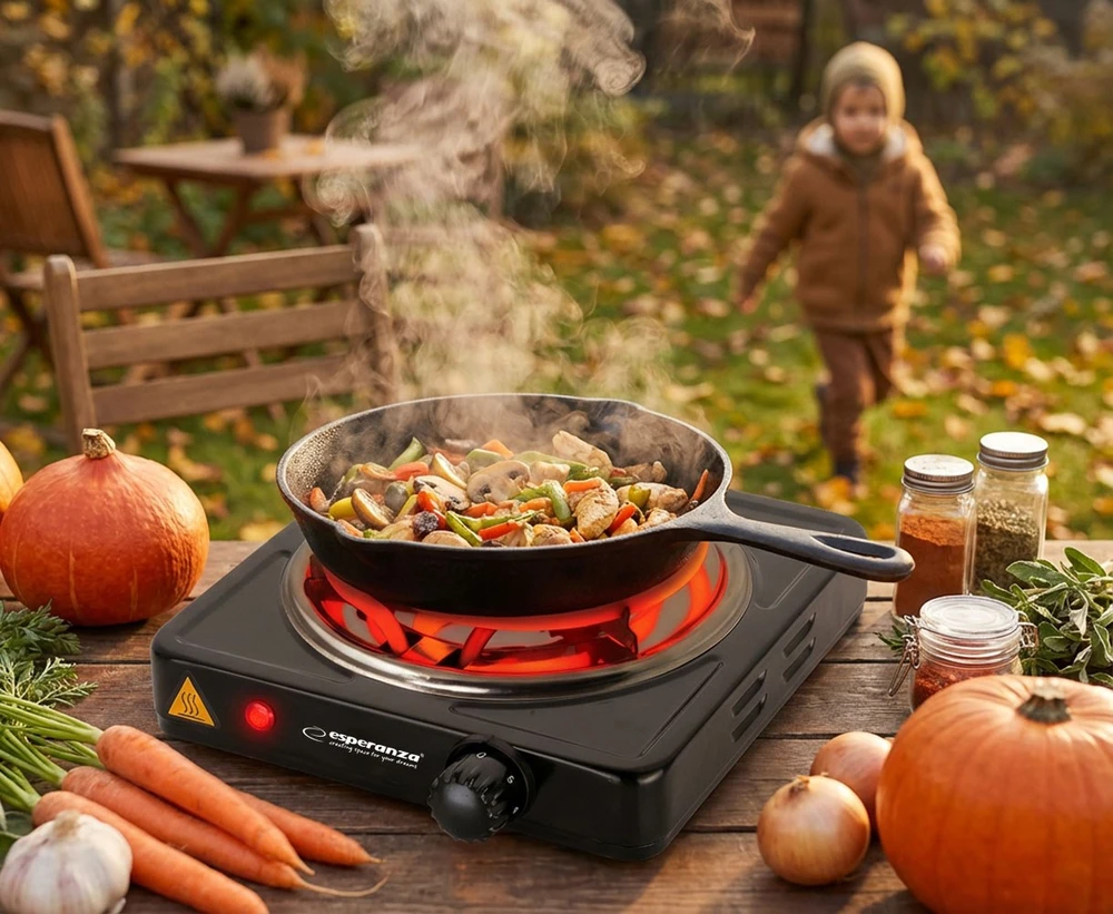 Esperanza EKH012K Juodas electric stove