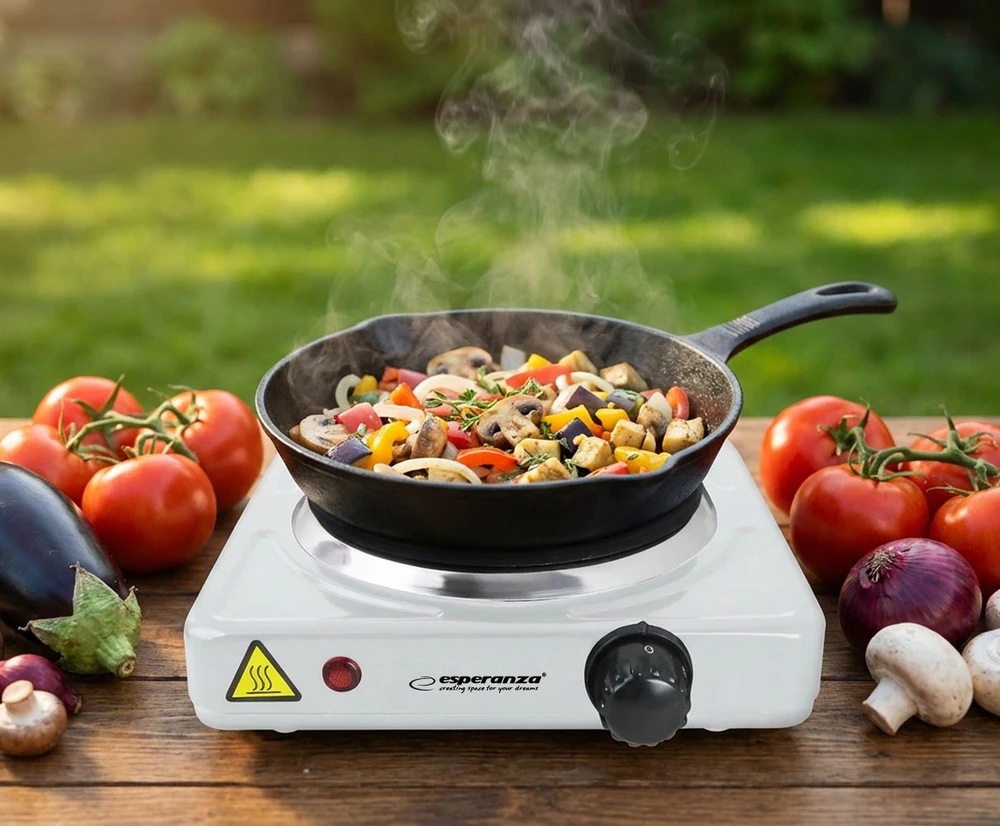 Esperanza EKH013W Baltas Electric stove