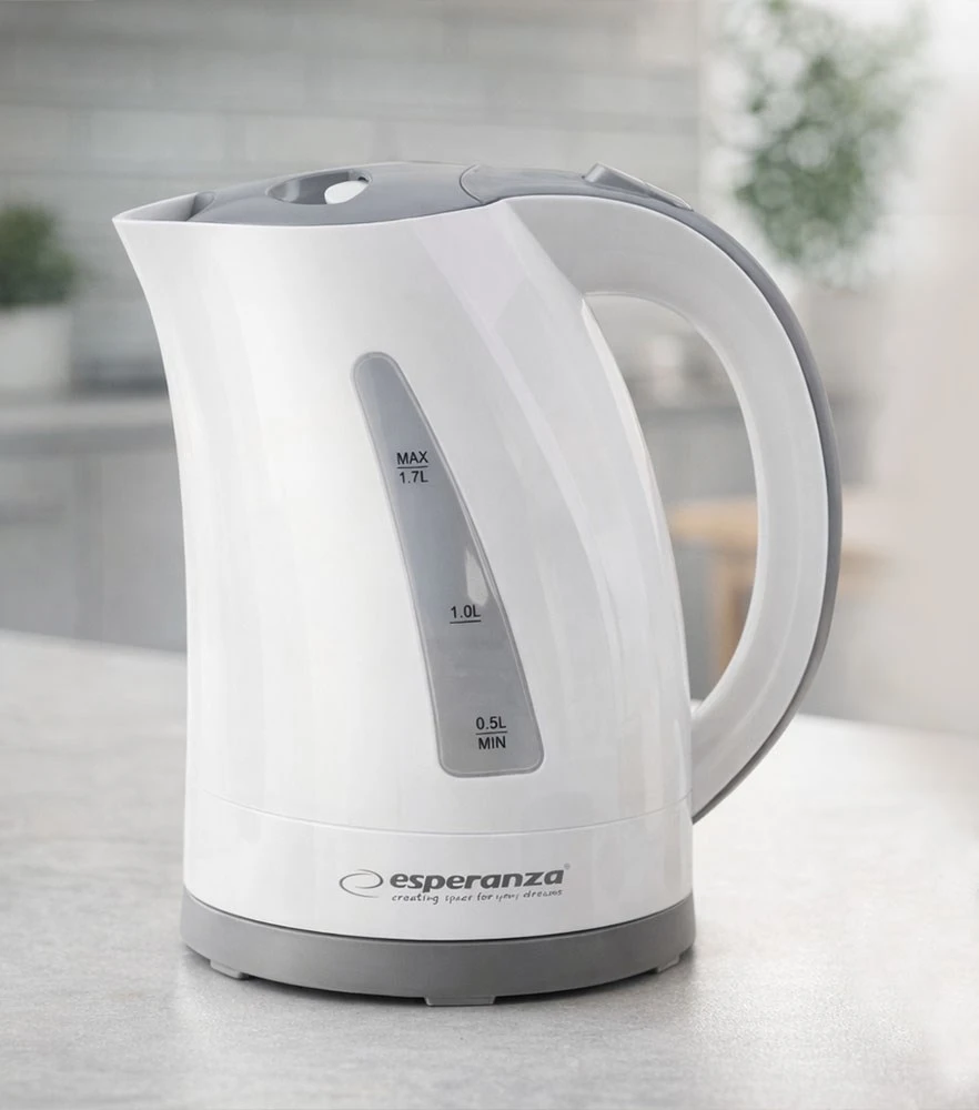 Virdulys electric Esperanza Amazon EKK022 (2200W 1.7l, beige color, graphite juodos spalvos)