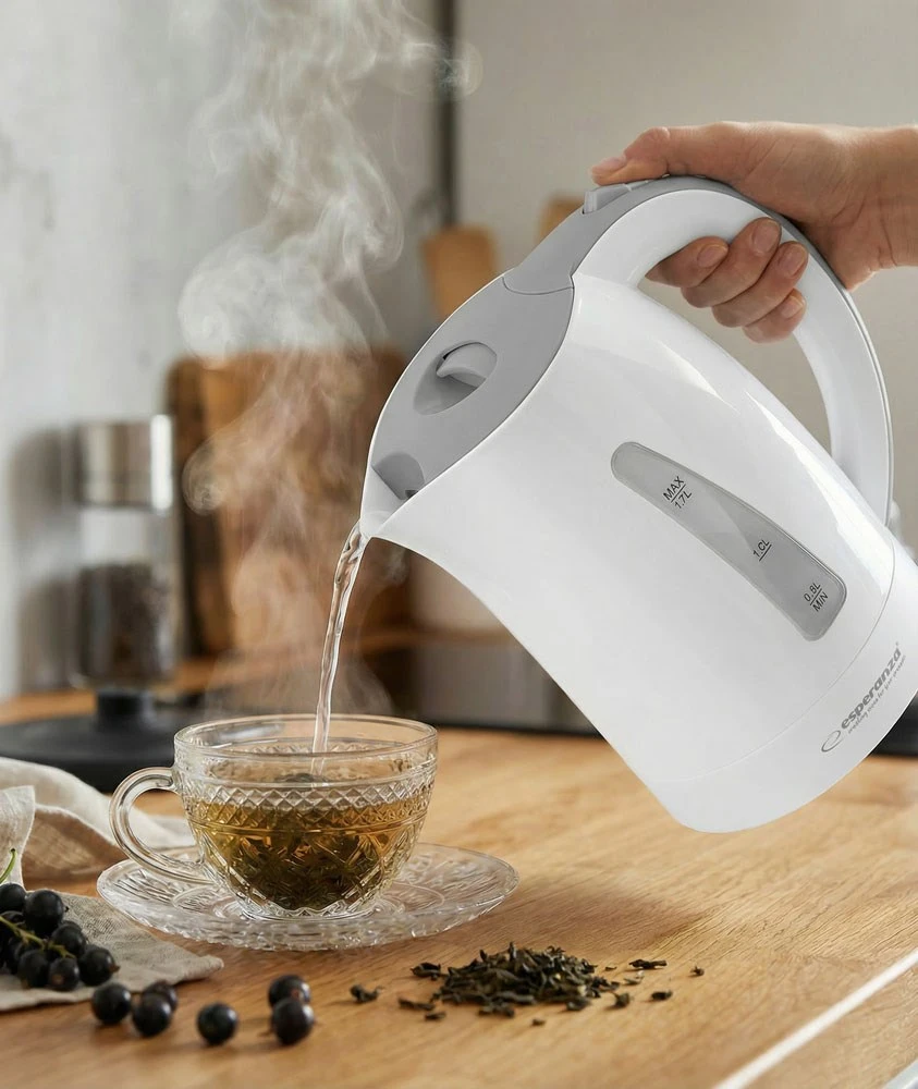 Virdulys electric Esperanza Amazon EKK022 (2200W 1.7l, beige color, graphite juodos spalvos)