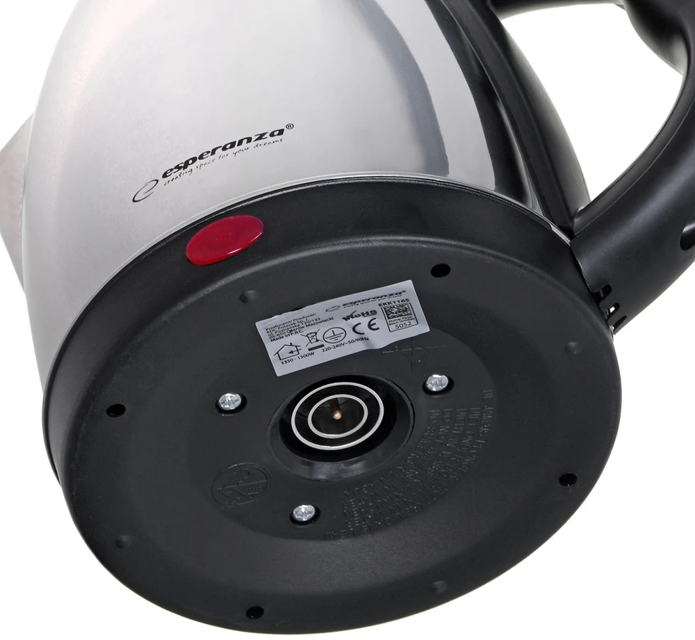 Elektrinis Virdulys - Esperanza EKK116S 1L 1350W Sidabrinis