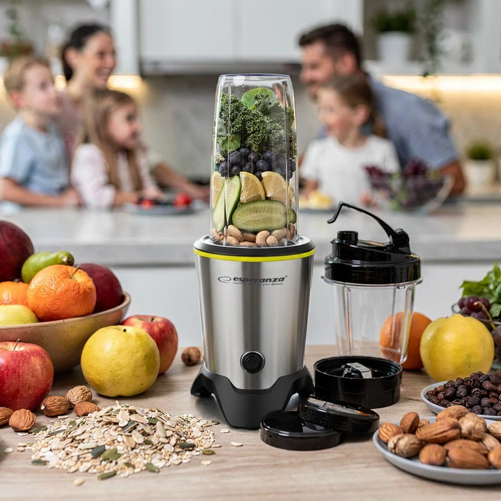 Kokteilinė Esperanza Nutri Master EKM028, Sidabrinės/Juodos spalvos