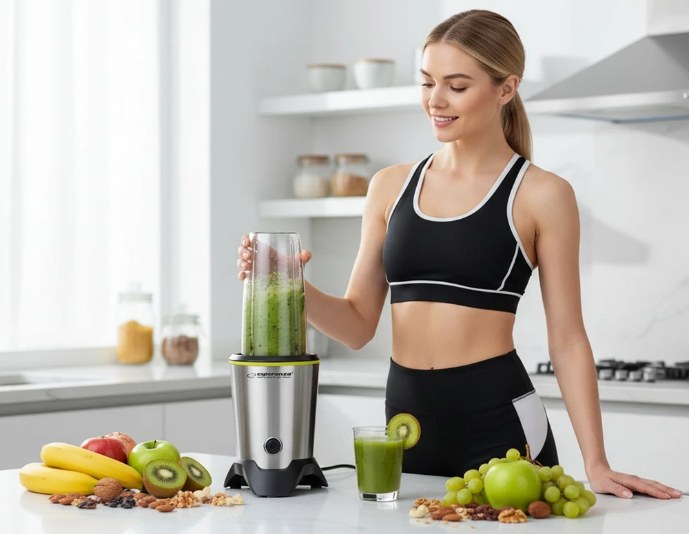 Kokteilinė Esperanza Nutri Master EKM028, Sidabrinės/Juodos spalvos