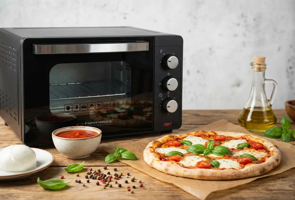 Mikrobangų krosnelė Esperanza EKO008N Mini Oven 20 l 1280 W Juodas