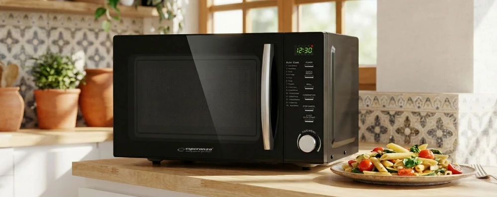 Mikrobangų Krosnelė - Esperanza Cocinero 20 L 1200 W Juoda