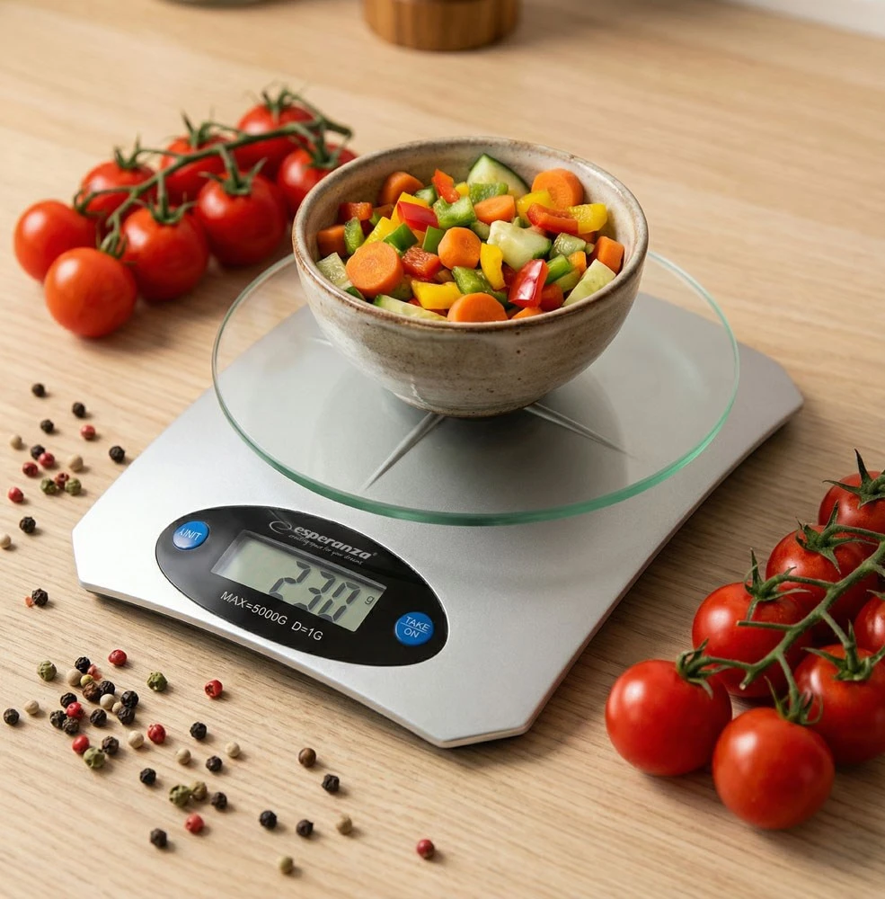 Virtuvinės svarstyklės Esperanza EKS006 Electronic kitchen scale Rectangle