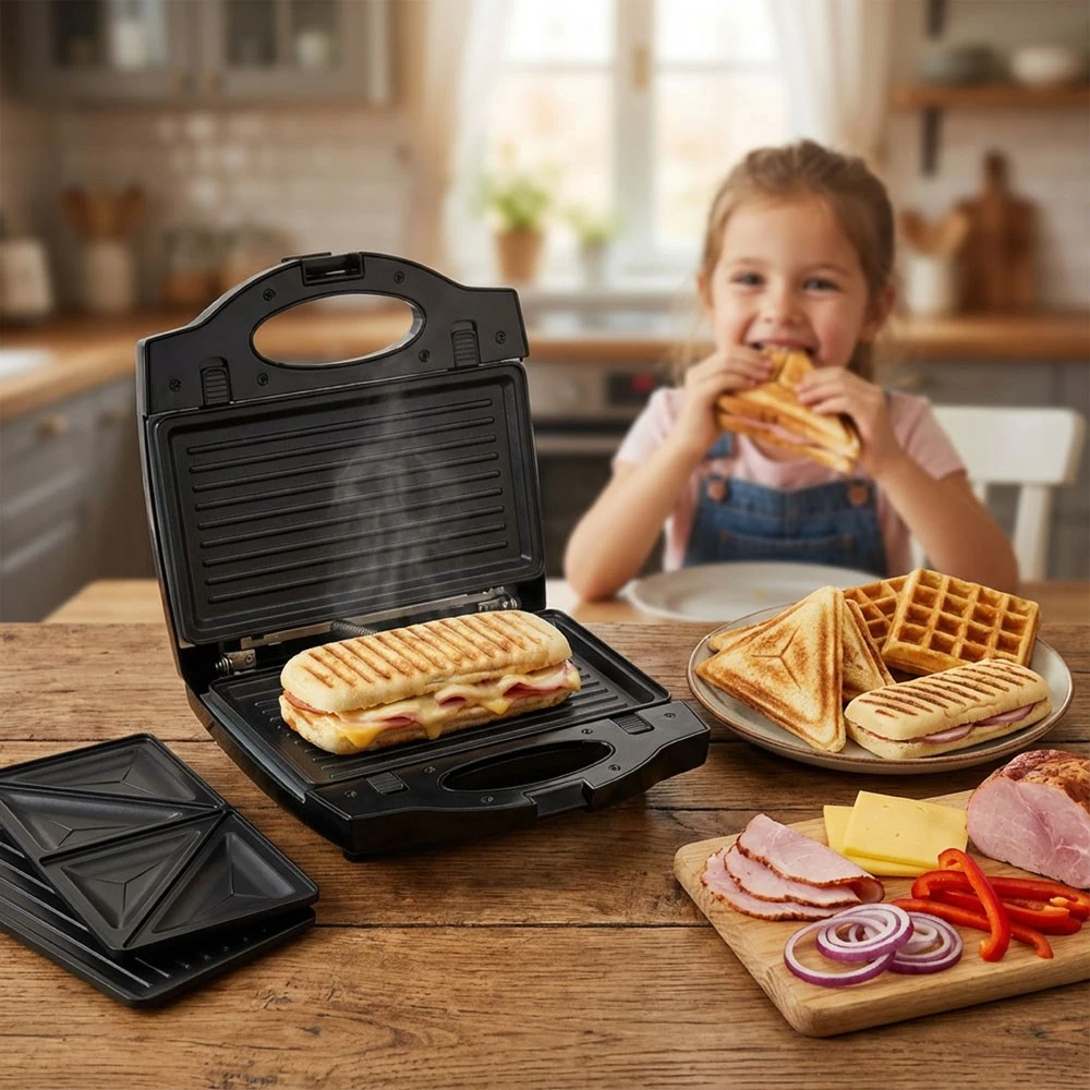 Sumuštinių keptuvas Esperanza EKT006K sandwich maker 700 W Juodas