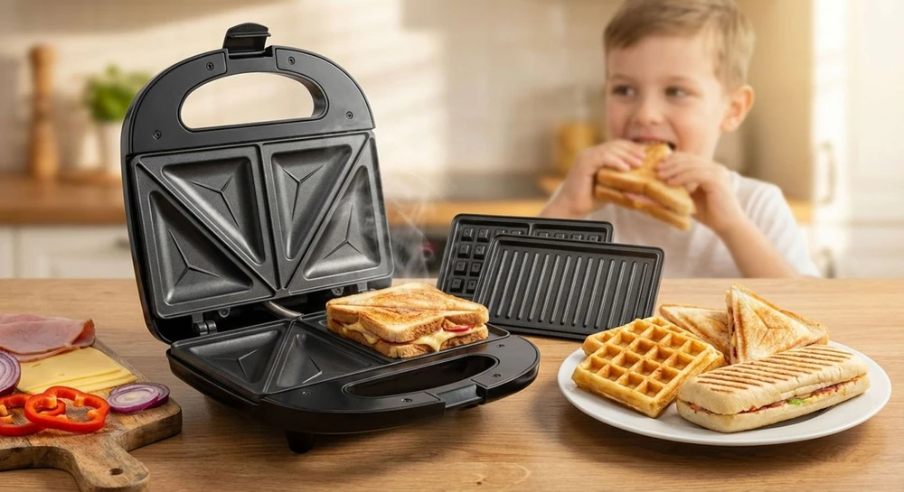 Sumuštinių keptuvas Esperanza EKT006K sandwich maker 700 W Juodas