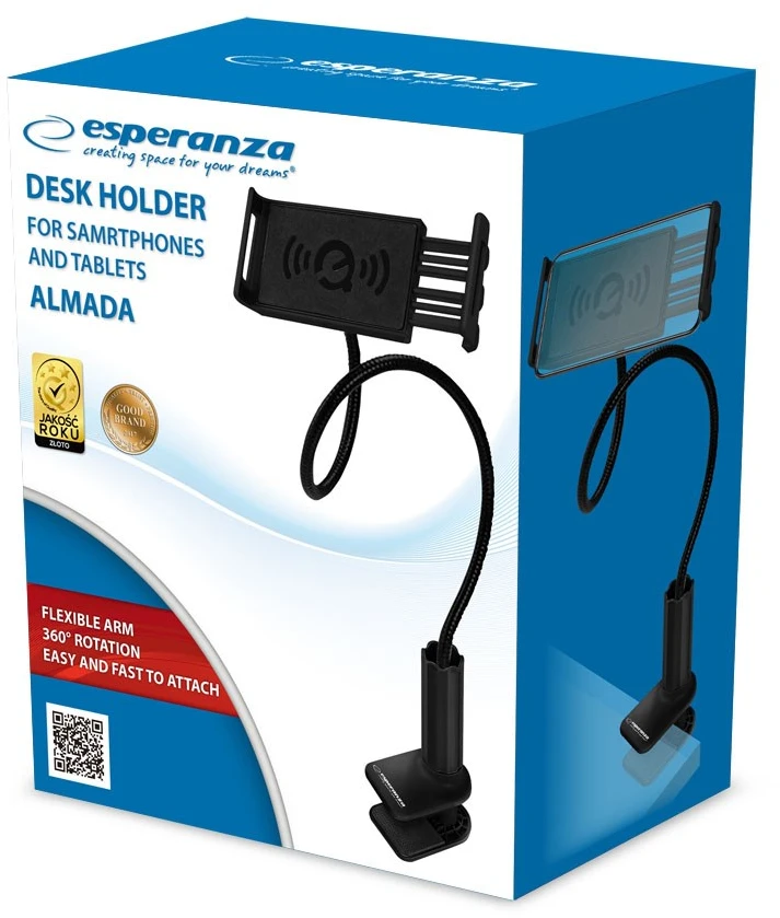 Telefono Laikiklis - Esperanza Emh142 Juodas