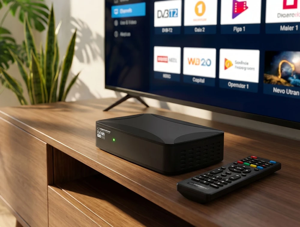 Esperanza EV108R TV set-top box Cable Juodas