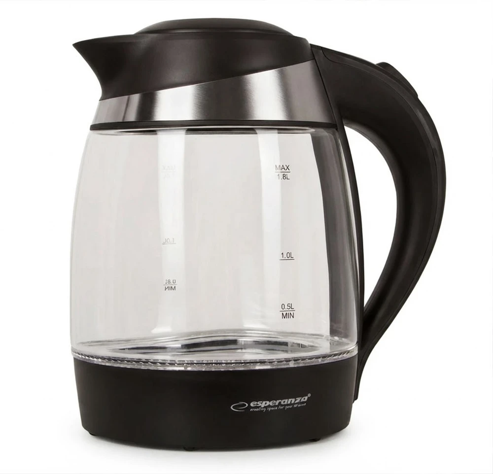 Virdulys electric Esperanza Gullfoss EKK009 (2200W 1.8l, transparent color)