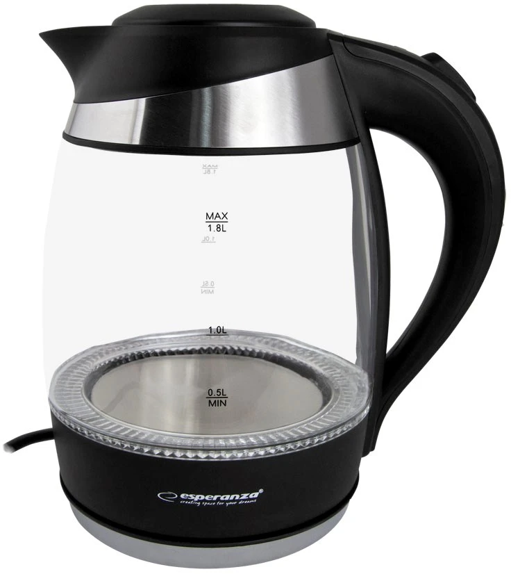 Virdulys electric Esperanza Gullfoss EKK009 (2200W 1.8l, transparent color)