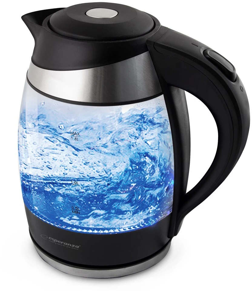 Virdulys electric Esperanza Gullfoss EKK009 (2200W 1.8l, transparent color)