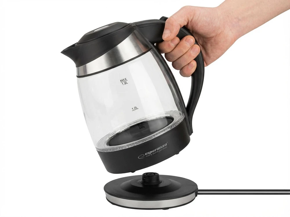 Virdulys electric Esperanza Gullfoss EKK009 (2200W 1.8l, transparent color)