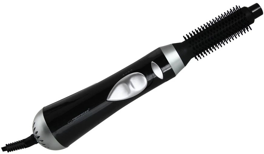 Rotating hair brush for hair Esperanza Nefertiti EBL001K (400W, juodos spalvos)
