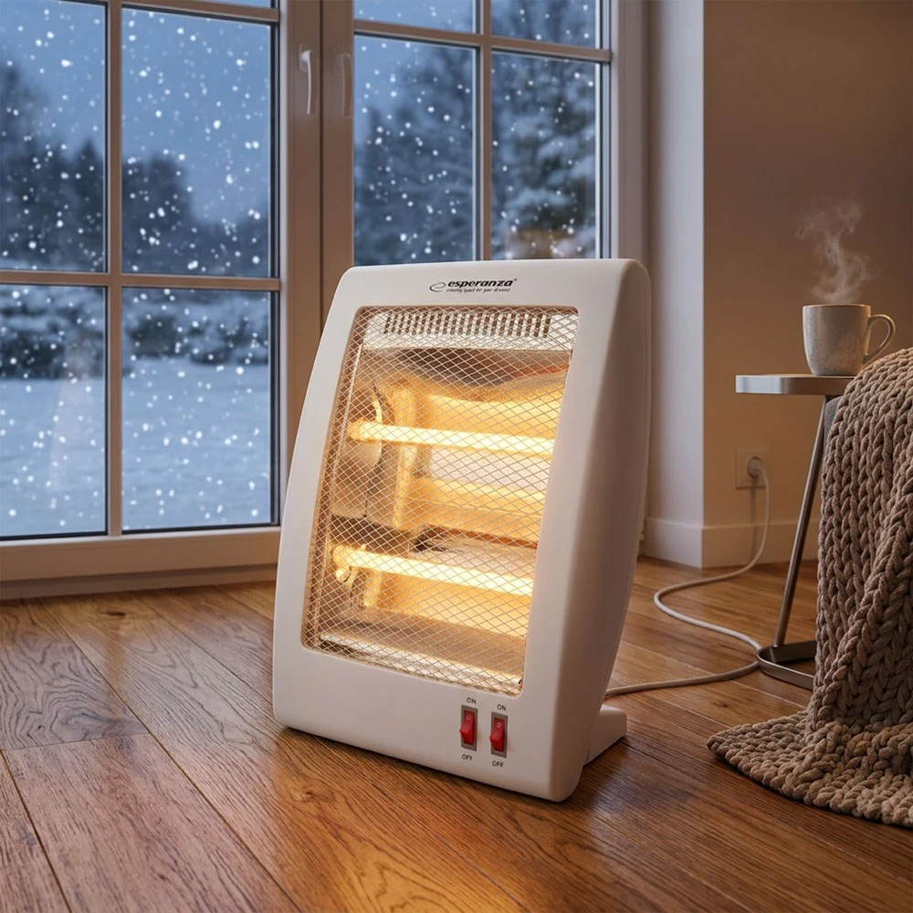 Esperanza EHH010 Electric quartz heater 400W/800W Baltas